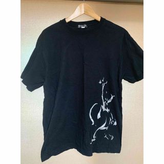 ポケモン(ポケモン)のポケモン　ミュウ　ミュウツー　プリントTシャツ　黒　ブラック(Tシャツ/カットソー(半袖/袖なし))