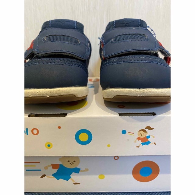 MIZUNO(ミズノ)のミズノ　キッズシューズ　14cm 青×赤 キッズ/ベビー/マタニティのベビー靴/シューズ(~14cm)(スニーカー)の商品写真