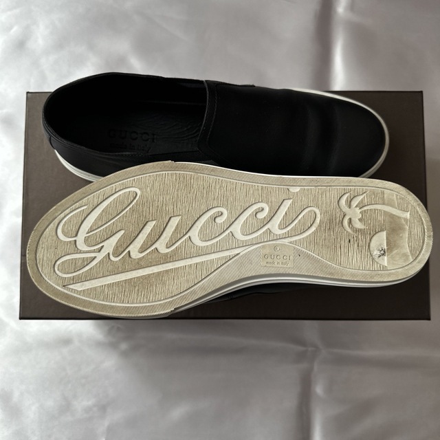 Gucci(グッチ)のGUCCI レザースニーカー メンズの靴/シューズ(スニーカー)の商品写真