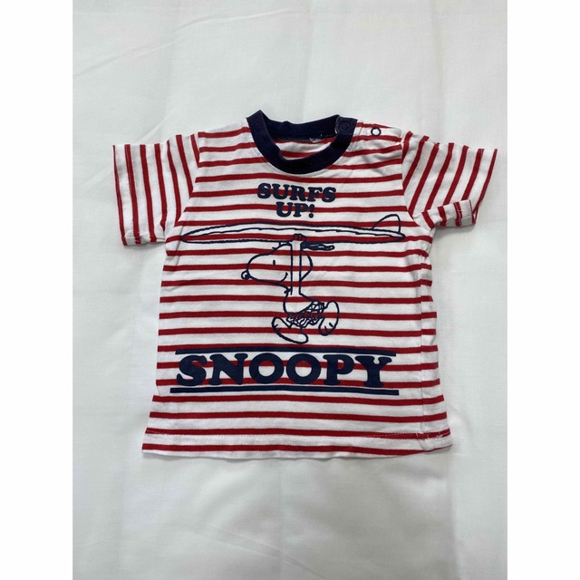 SNOOPY(スヌーピー)の半袖　Tシャツ　80 キッズ/ベビー/マタニティのベビー服(~85cm)(Ｔシャツ)の商品写真