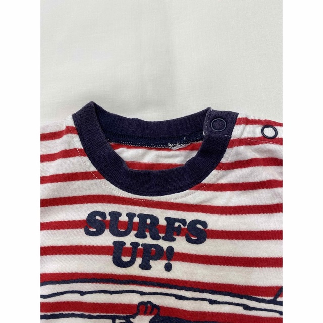 SNOOPY(スヌーピー)の半袖　Tシャツ　80 キッズ/ベビー/マタニティのベビー服(~85cm)(Ｔシャツ)の商品写真