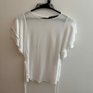 ザラ(ZARA)のZARA BASIC 白Tシャツ(Tシャツ(半袖/袖なし))