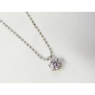 Pt900/850　ダイヤ0.20ct ネックレス 38cm　/ R4062