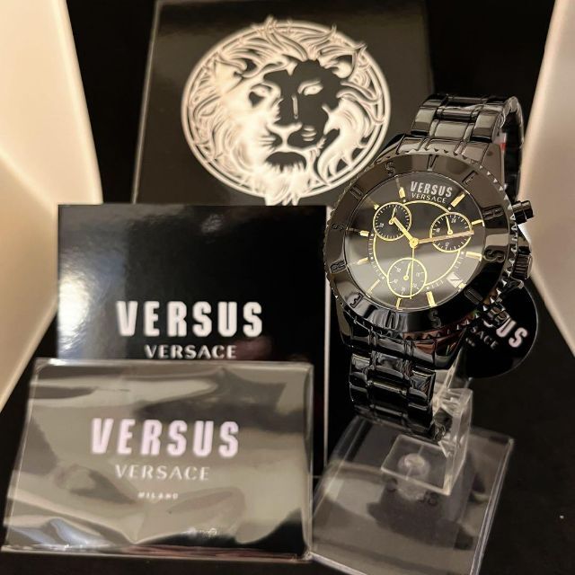 VERSUS   ブラック色！Versus Versace/ベルサス ベルサーチ/メンズ