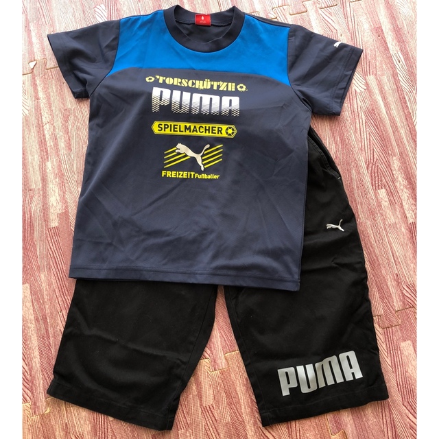 PUMA(プーマ)のプーマ　男児　Tシャツと短パンセット 140〜150 キッズ/ベビー/マタニティのキッズ服男の子用(90cm~)(Tシャツ/カットソー)の商品写真