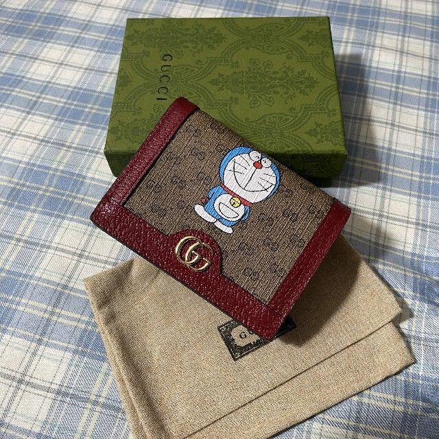 最終値下げ！早い者勝ち！GUCCI ドラえもん コラボ 二つ折り財布 全国