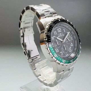 INVICTA - インビクタ 腕時計 メンズ ブラック グリーン 新品 クォーツ
