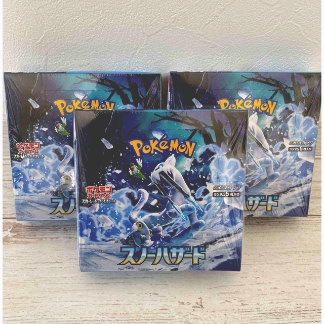 ポケモンカード スノーハザードBOX