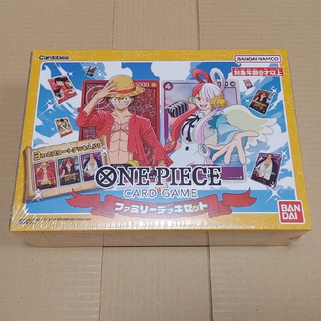 1BOX(3個入)　ONE PIECEカードゲーム ファミリーデッキセット