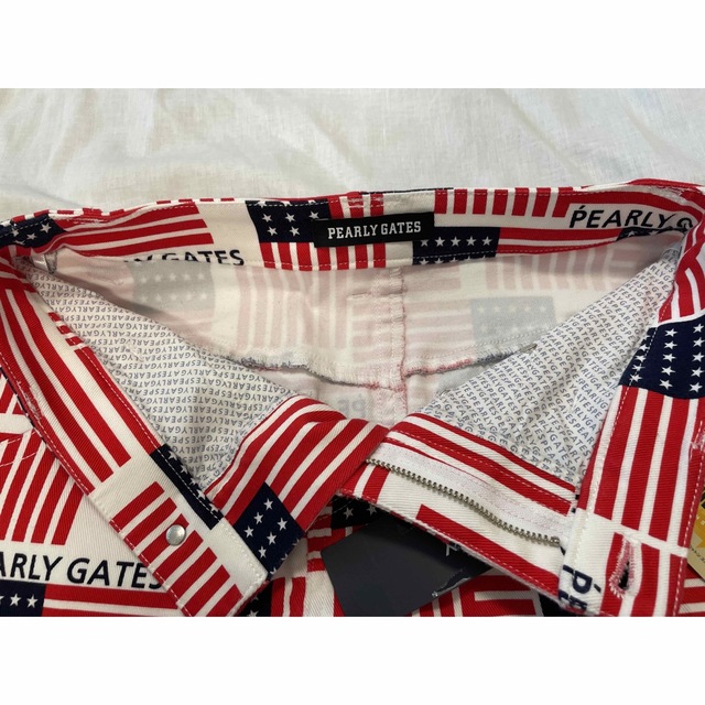 PEARLY GATES】ストレッチスカート 星条旗柄 ゴルフウェア サイズ0 PEARLY GATES】ストレッチスカート 星条旗柄 ゴルフウェア サイズ0