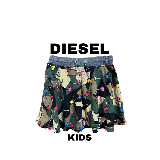 DIESEL(ディーゼル)の☆最終値下げ☆【DIESELKIDS】ディーゼルキッズ 迷彩柄風 スカート キッズ/ベビー/マタニティのキッズ服女の子用(90cm~)(スカート)の商品写真