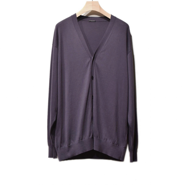 18G Vネックカーディガン comoli 23ss コモリ-