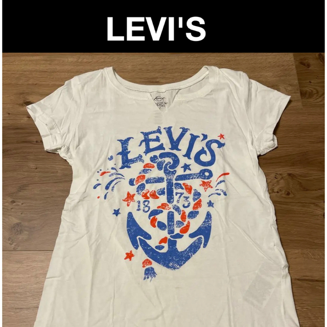 Levi's(リーバイス)のLEVI'S リーバイス 半袖 Tシャツ レディース S ホワイト レディースのトップス(Tシャツ(半袖/袖なし))の商品写真