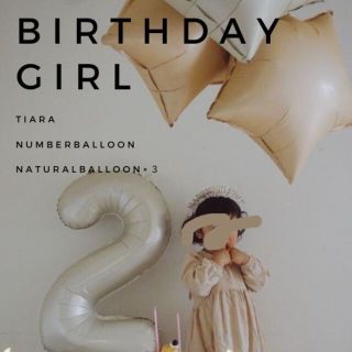 コドモビームス(こどもビームス)のBIRTHDAYGIRL　バルーンセット　ティアラ　お誕生日　(ワンピース)