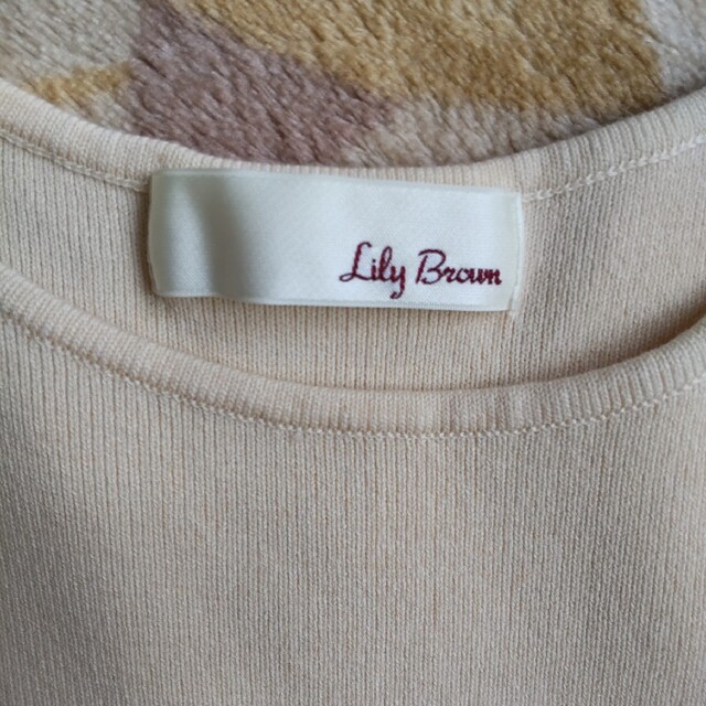 Lily Brown(リリーブラウン)のLilyBrown　異素材ドッキングワンピース レディースのワンピース(ロングワンピース/マキシワンピース)の商品写真