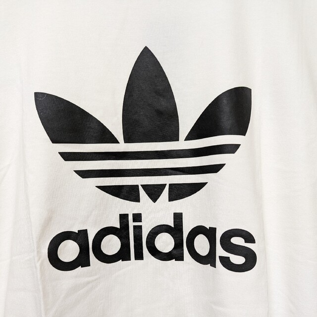 adidas(アディダス)のadidas originals アディダス Tシャツ 白色 XL ロゴ レディースのトップス(Tシャツ(半袖/袖なし))の商品写真