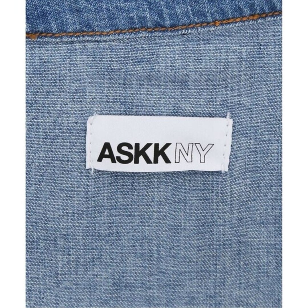 L'Appartement DEUXIEME CLASSE(アパルトモンドゥーズィエムクラス)のL'Appartement【ASKKNY】DENIM SHIRT レディースのトップス(シャツ/ブラウス(長袖/七分))の商品写真