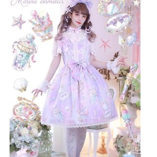 新品未使用タグ付き ロイヤルプリンセスジャンスカとリボンクリップセット-