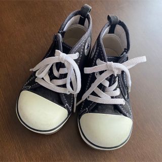 オールスター(ALL STAR（CONVERSE）)のconverse コンバース　キッズ　ハイカット　ブラック　14cm(スニーカー)