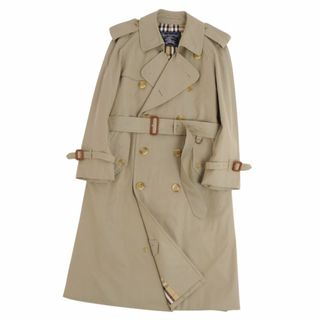 バーバリー(BURBERRY)の美品 Vintage バーバリー Burberrys コート トレンチコート コットン100％ 裏チェック アウター メンズ 90-165(S相当) カーキベージュ(トレンチコート)