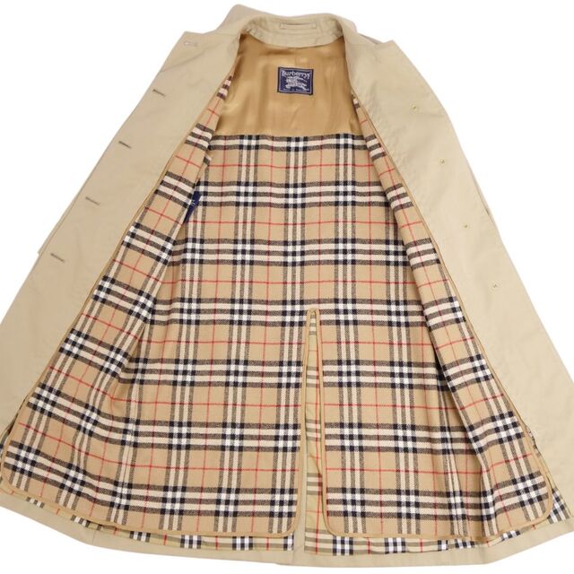 BURBERRY(バーバリー)の極美品 Vintage バーバリー Burberrys コート ベルト付き 英国製 ライナー付き ステンカラーコート バルマカーンコート アウター レディース 8(M相当) ベージュ レディースのジャケット/アウター(その他)の商品写真