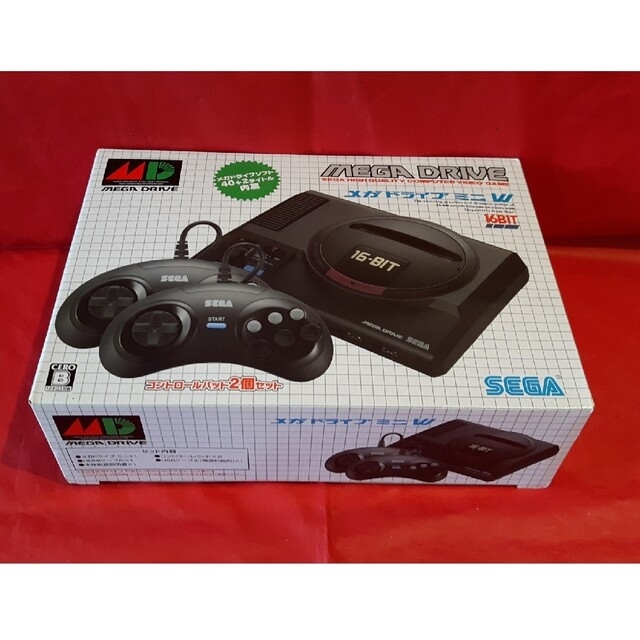 SEGA(セガ)のメガドライブ ミニ W SEGA MEGA DRIVE エンタメ/ホビーのゲームソフト/ゲーム機本体(家庭用ゲーム機本体)の商品写真