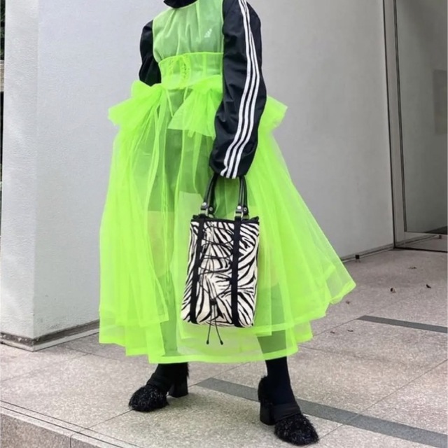 限定価格セール! noir kei ninomiya チュール ワンピース 蛍光 フリル