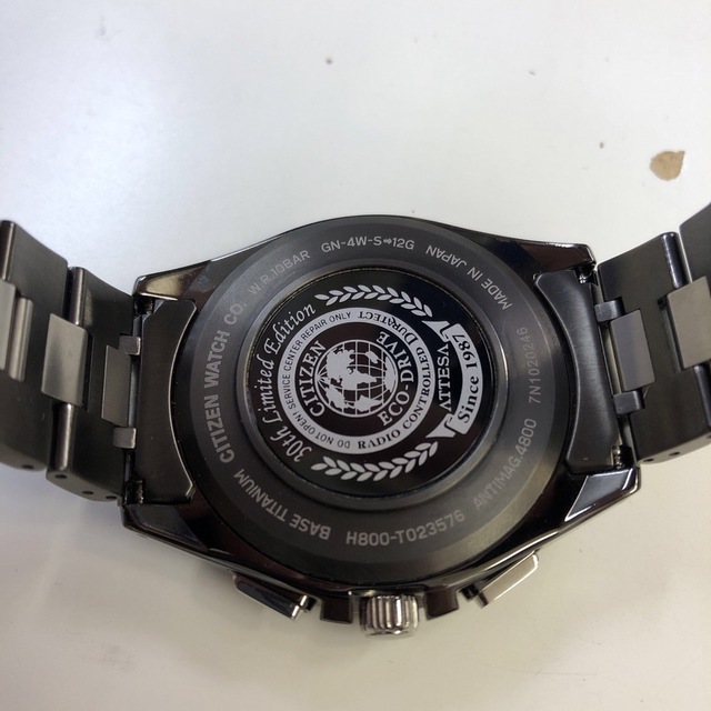 CITIZEN ATTESA AT8165-51E チタン電波ソーラー腕時計