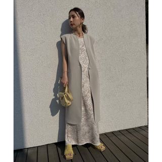 アメリヴィンテージ(Ameri VINTAGE)のWAVE COLLAR ANGULAR VEST(ベスト/ジレ)