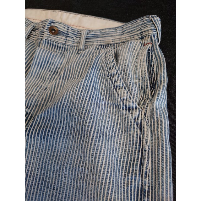 人気】45R ヒッコリーデニム加工-