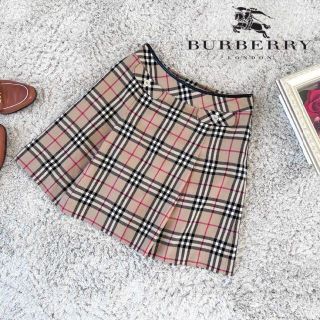 バーバリー(BURBERRY)のBurberry バーバリー リバーシブル フレアスカート ベージュ(ひざ丈スカート)