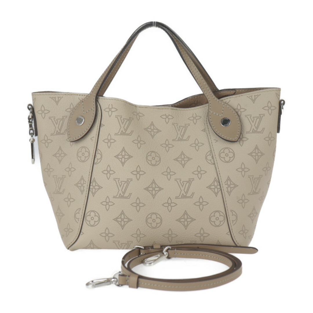 LOUIS VUITTON ルイ ヴィトン  ヒナPM ハンドバッグ M54351 モノグラムマヒナ   ガレ ベージュ系 シルバー金具  2WAY ショルダーバッグ ビトン 【本物保証】