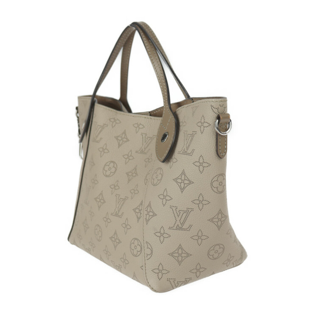 LOUIS VUITTON(ルイヴィトン)のLOUIS VUITTON ルイ ヴィトン モノグラムマヒナ ヒナPM ハンドバッグ M54351 レザー   ガレ ベージュ系 シルバー金具  2WAY ショルダーバッグ ビトン 【本物保証】 レディースのバッグ(ハンドバッグ)の商品写真