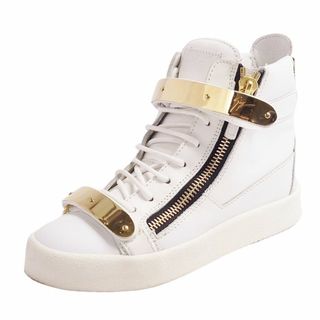 ジュゼッペ ザノッティ Giuseppe Zanotti Design スニーカー ハイカット ジップアップ カーフレザー シューズ 靴 レディース 35(22cm相当) ホワイト(スニーカー)