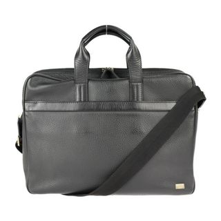 ダンヒル(Dunhill)のDunhill ダンヒル CONNAUGHT コンノート  ビジネスバッグ  レザー   ブラック ゴールド金具  Wファスナー 2WAY ショルダーバッグ ブリーフケース 【本物保証】(ビジネスバッグ)