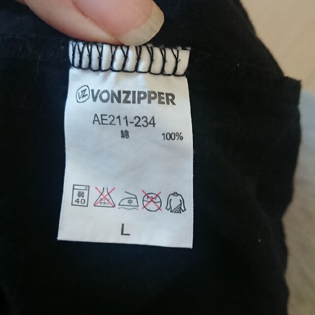 VONZIPPER(ボンジッパー)のVONZIPPER Tシャツ メンズ Lサイズ メンズのトップス(Tシャツ/カットソー(半袖/袖なし))の商品写真