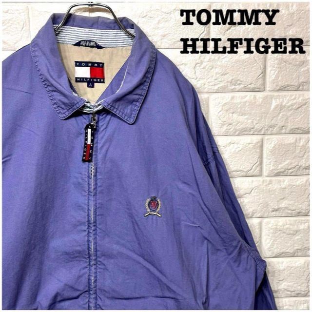 TOMMY HILFIGER(トミーヒルフィガー)の希少カラー★トミーヒルフィガーTOMMY HILFIGERブルゾン 刺繡ロゴ 綿 メンズのジャケット/アウター(ブルゾン)の商品写真