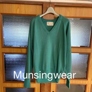 マンシングウェア(Munsingwear)のMunsingwear/マンシング　USA ニットセーター　ミントグリーン(ニット/セーター)