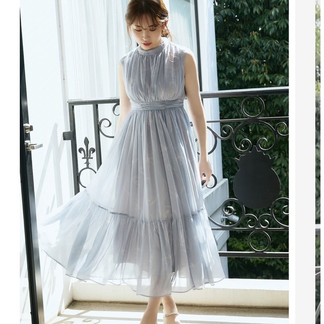 Her lip to - 新品 herlipto ワンピース Mサイズ misty blue