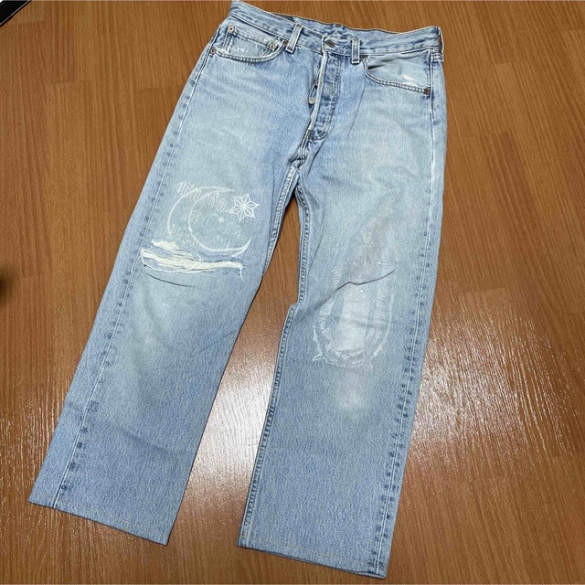 LEVIS 501 00501-0193 ダメージ  グランジ デニム