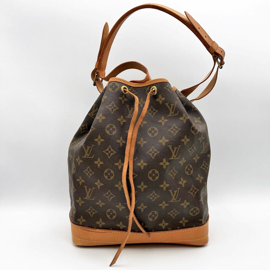 セール LOUIS VUITTON ルイ・ヴィトン モノグラム ノエ ショルダーバッグ 巾着 バッグ ブラウン PVC レディース M42224 USED