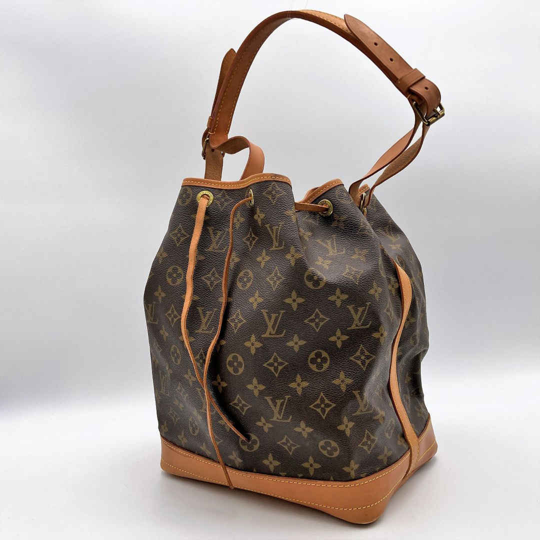 LOUIS VUITTON ルイ・ヴィトン ノエ モノグラム ショルダーバッグ 巾着 ブラウン PVC レディース メンズ ファッション M42224 USED 3