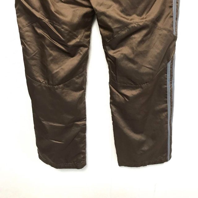 希少配色 アディダス トラックパンツ ブラウン×グレー 見逃せない 4474