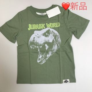 エイチアンドエム(H&M)の新品✨120-130cm 恐竜ジュラシックワールド 半袖TシャツH&M(Tシャツ/カットソー)