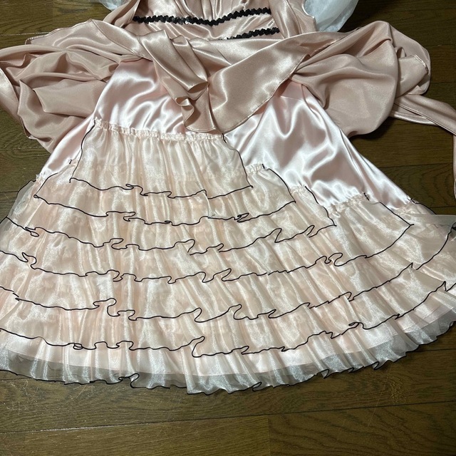 AIMER(エメ)のカシスの夜様専用　Aimer ピンク　パーティドレス レディースのフォーマル/ドレス(ミディアムドレス)の商品写真