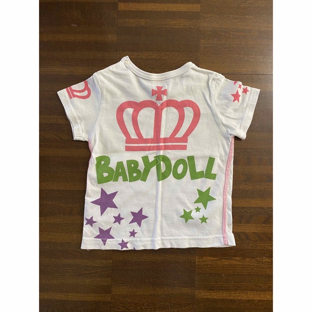 BABYDOLL(ベビードール)の半袖　Tシャツ　80 キッズ/ベビー/マタニティのベビー服(~85cm)(Ｔシャツ)の商品写真