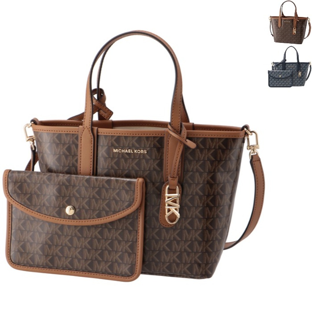 Michael Kors(マイケルコース)のマイケル マイケル コース MICHAEL MICHAEL KORS トートバッグ XS 横型 ミニトート ELIZA ショルダー E/W 30S3GZAT0V 0005  レディースのバッグ(ハンドバッグ)の商品写真