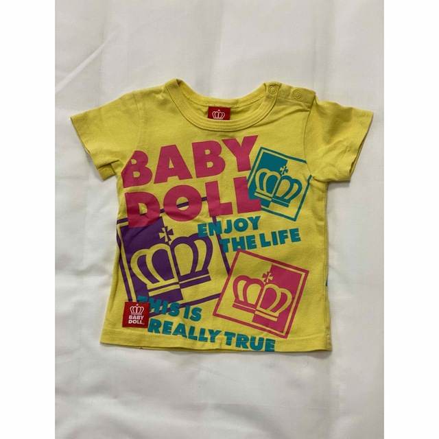 BABYDOLL(ベビードール)の半袖　Tシャツ　80 キッズ/ベビー/マタニティのベビー服(~85cm)(Ｔシャツ)の商品写真