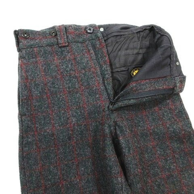 90s OLD ウールリッチ WOOLRICH チェック柄 ウール パンツ