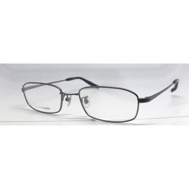 新品未使用　日本製　メガネフレーム　Moderuno EX 8204 グレー メンズのファッション小物(サングラス/メガネ)の商品写真